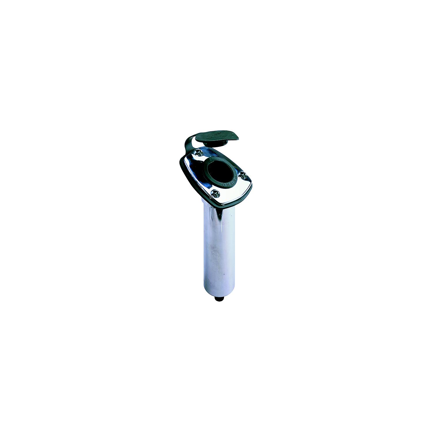 Perko 0448DP1CHR Flush Mount Angled Rod Holder