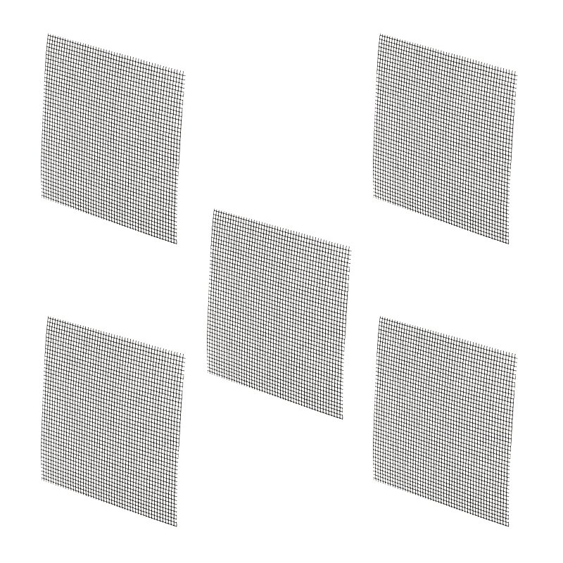 Make-2-Fit P 8096 Screen Repair Kit, 3 in L, 3 in W, Fiberglass, Charcoal