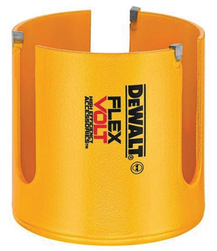 DEWALT DWAFV02916 Hole Saw, 2-9/16 in Dia, 2-1/4 in D Cutting, 5/8 in Arbor, 3 TPI, Carbide Cutting Edge