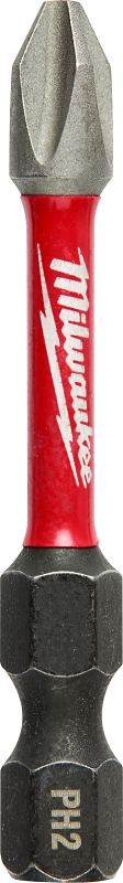 Milwaukee SHOCKWAVE 48-32-4462 Impact-Duty Power Screwdriver Bit, #2 Drive, Phillips Drive, 1/4 in Shank, Hex Shank, Pack of 3