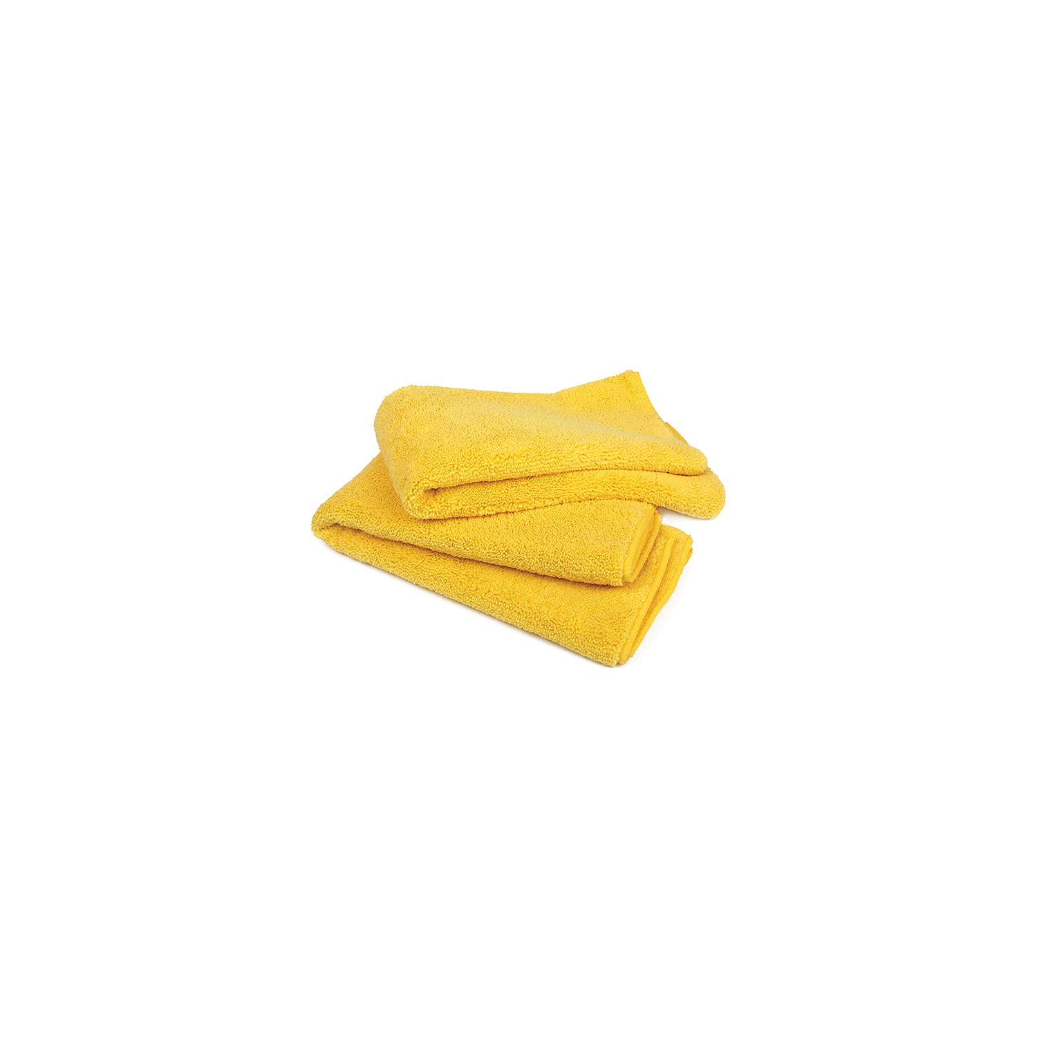 Buffalo Microfiber Detail Towels 20â³ x 20â³, Yellow, 15/pk