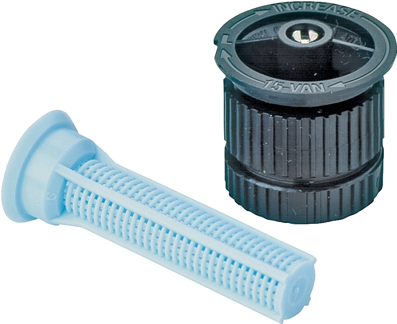 Rain Bird 15AP Sprinkler Nozzle, 4 in H Pop-Up, Up to 15 ft, 30 deg Nozzle Trajectory, Fixed Spray Nozzle