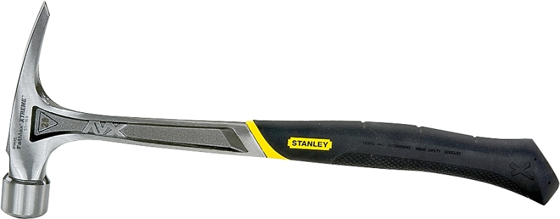 STANLEY 51 169 Framing Hammer 28 oz Head Rip Claw Checkered Head Steel Head 16 in OAL VORG7960859 51 169