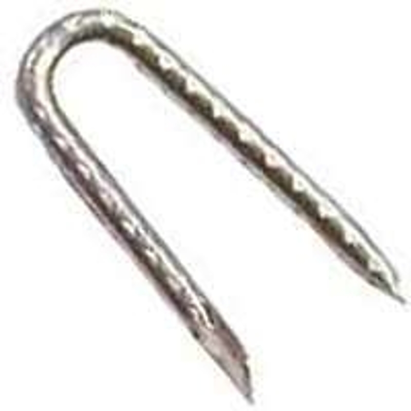 ProFIT 0050098 Fence Staple, 1/4 in W Crown, 9 ga Gauge, Steel