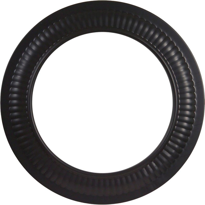Imperial BM0094 Stove Pipe Collar, 6 in Dia, Steel, Matte Black