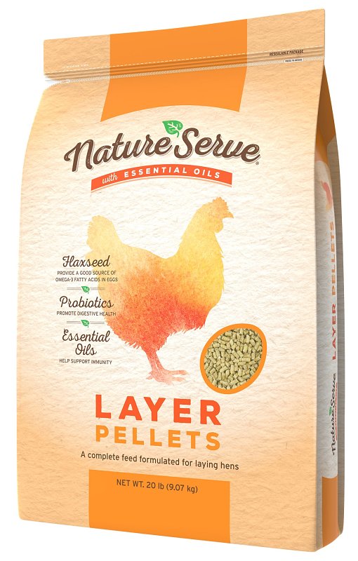 NatureServe 104020 Layer Pellet, 20 lb Bag