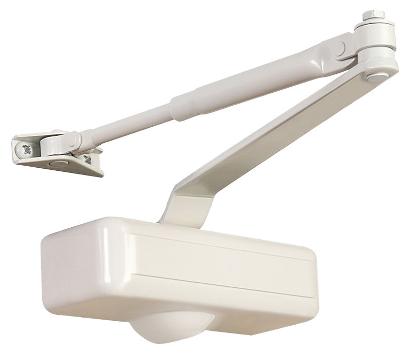 Tell Manufacturing DC100081 Door Closer, Left, Right Hand, Pull/Hinge Side Door Opening, Powder-Coated, 30 to 65 lb