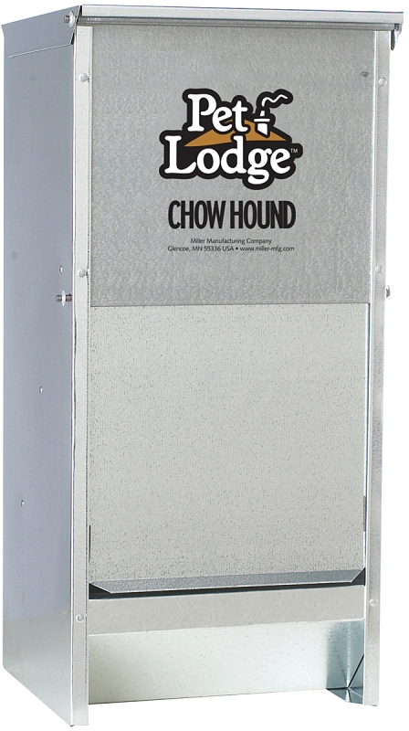 Pet Lodge CH12 Pet Feeder, 12 lb Volume, Steel