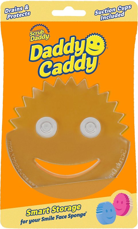 Scrub Daddy Daddy Caddy Series DCDDY12CT Sponge Holder Polymer Foam Clear