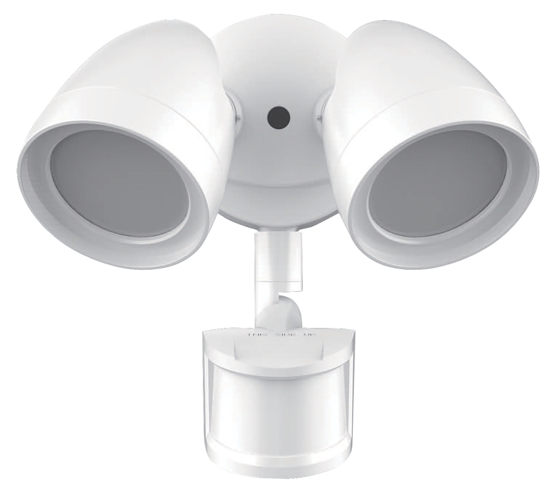 ETI 51402242 Security Light with Motion Sensor, 6-7/8 in L x 4-1/2 in W x 5-1/2 in H Dimensions, 1800 Lumens, 120 VAC
