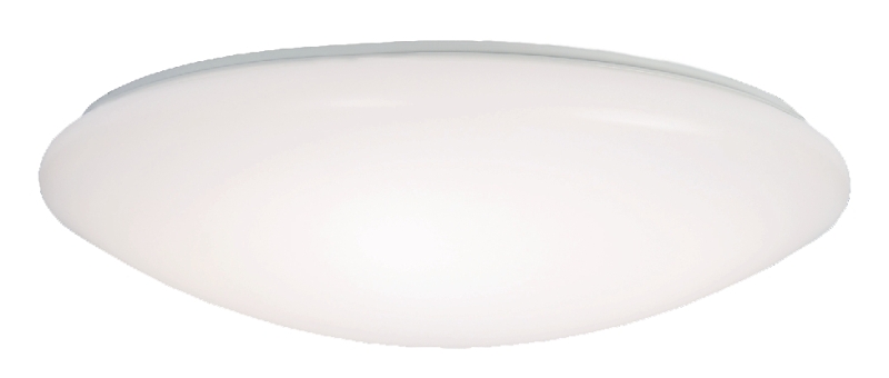 Metalux FM15WRCCR Round Flush Mount Ceiling Light 120 V 21.3 W LED Lamp 1600 Lumens Lumens Steel Fixture