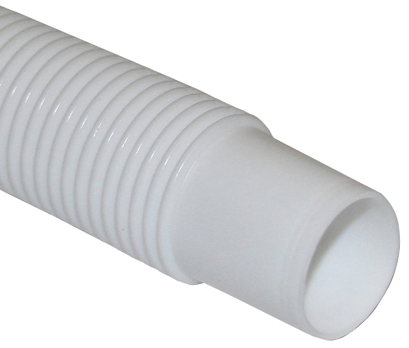 UDP T34 Series T34005003/RBBP Bilge Flexible Discharge Hose, 1-1/4 in ID, 50 ft L, Polyethylene, Milky White