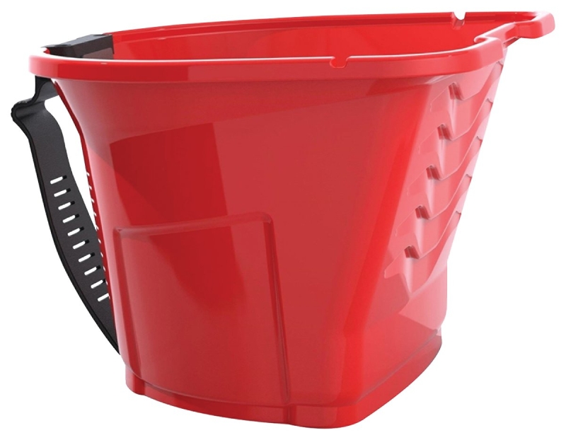 Handy Products BER-3200-CT Paint Pail, 0.5 gal Capacity, Plastic, Red