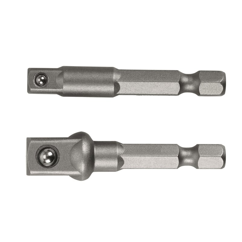 DEWALT Tough Grip DWASATG-2L Socket Adapter Set, 1/4, 3/8 in Output Drive, 2 in L, Steel