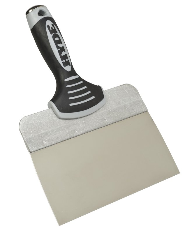 Hyde Pro Stainless 09323 Knife, 8 in W Blade, 3-1/2 in L Blade, Stainless Steel Blade, Tapered Blade, Hammer Head Handle