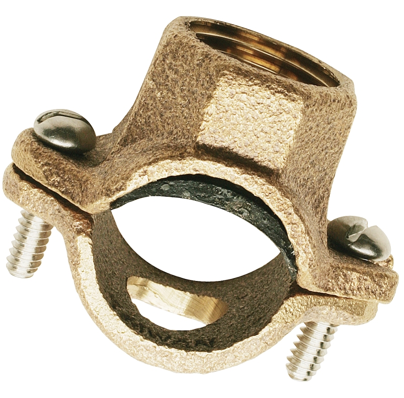 Plumb Pak PP855-30LF Saddle Tee, Chrome-Plated