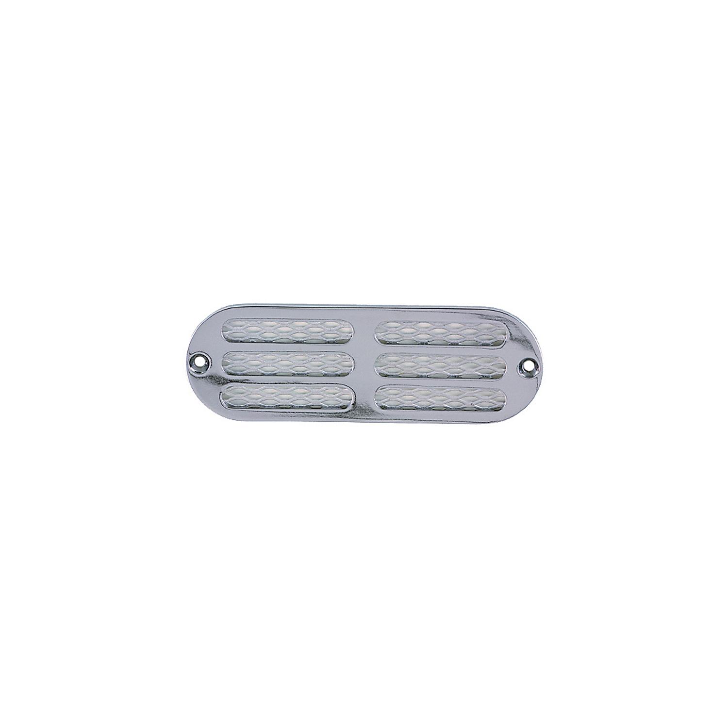 Perko Transom/Locker Vent, 6â³ Chrome/Brass