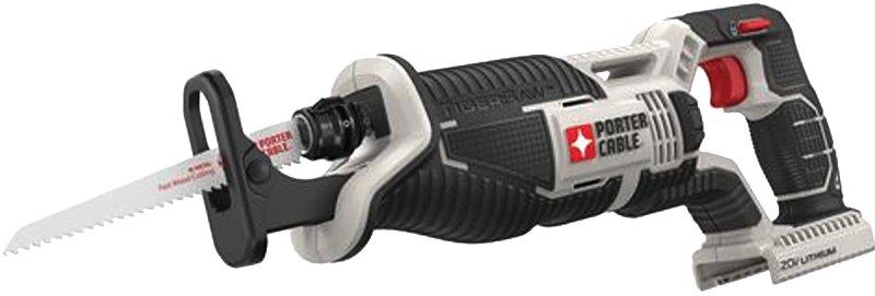 Porter-Cable 20V MAX PCC670B Cordless Reciprocating Tiger Saw, Tool Only, 20 V, 1 in L Stroke, 0 to 3000 spm SPM