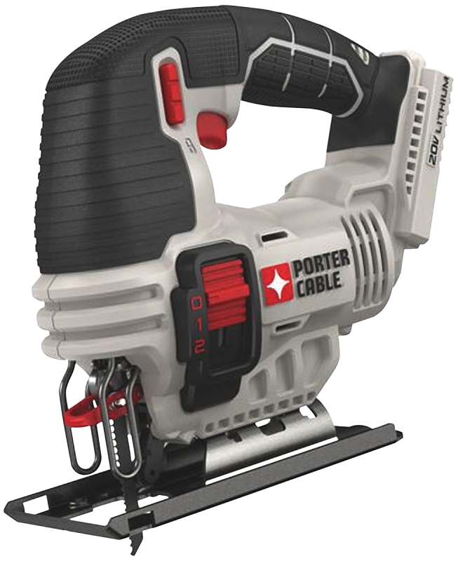 Porter Cable PCC650B Jig Saw Tool Only 20 V 4 Ah 3 4 in L Stroke 0 to 2500 spm Includes 1 4 Wood Blade VORG8218430 PCC650B
