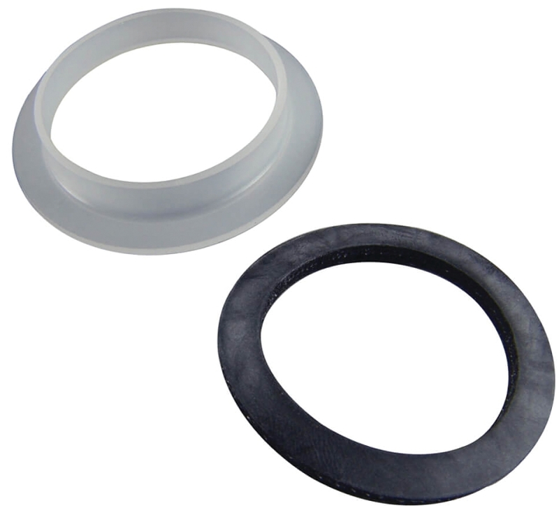 Danco 80046 Washer Assortment, 1-3/8 in ID x 1-3/4 in OD Dia, 1/8 in Thick, Polyethylene/Rubber, Pack of 3