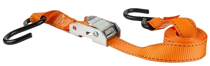Keeper 05108-V Tie-Down, 1 in W, 6 ft L, Polyester, Blue, 300 lb, S-Hook End Fitting, Steel End Fitting