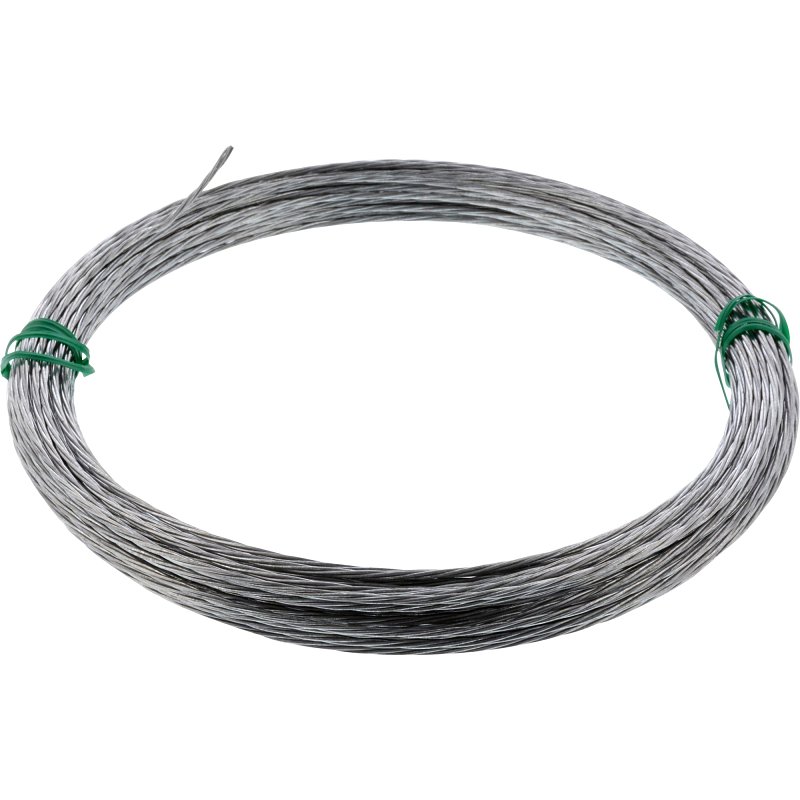 Hillman 50180 Utility Wire, 100 ft L, 20 ga Gauge, Steel, Galvanized