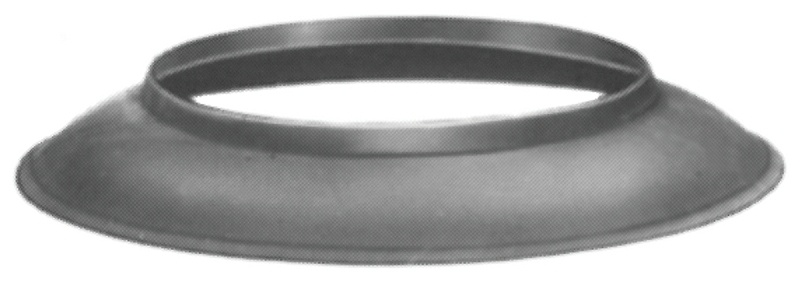 AmeriVent 7RSC Adjustable Storm Collar, 7 in Vent Hole, Steel, Galvanized