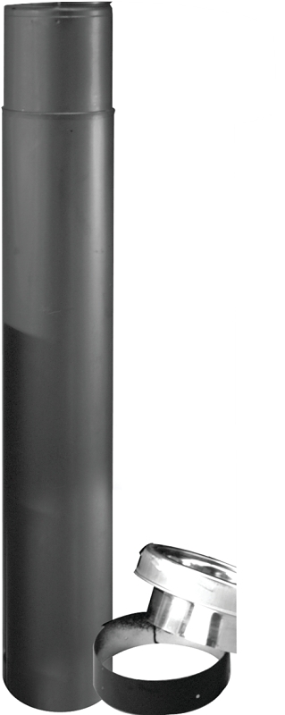 Selkirk DSP6VK Double-Wall Adjustable Length Vertical Installation Kit, Stainless Steel, Black