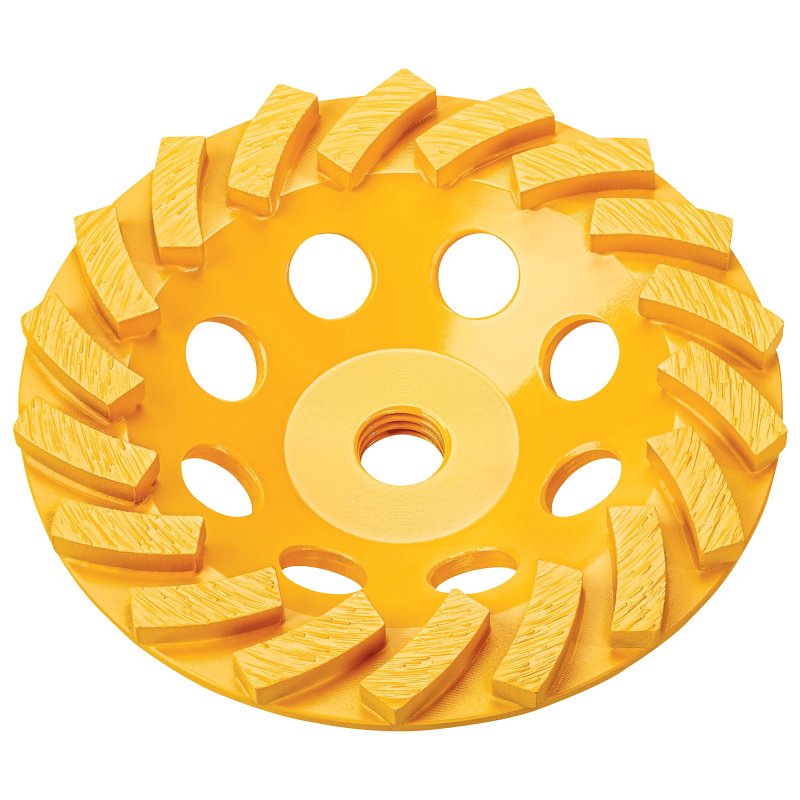 DEWALT XP DW4772T Cup Grinding Wheel, 4 in Dia, 1-3/16 in Thick, 5/8-11 Arbor, Diamond Abrasive