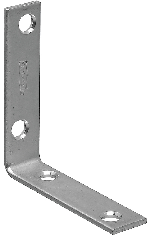 National Hardware 115BC Series N266-338 Corner Brace, 2-1/2 in L, 5/8 in W, Steel, Zinc-Plated, 0.1 in Thick Material, Pack of 40