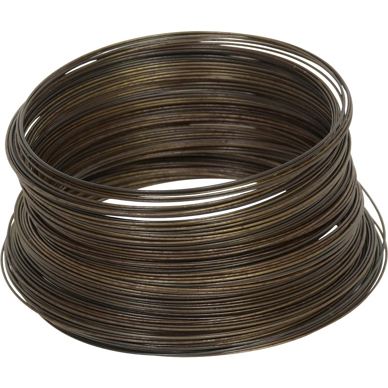 Hillman 50158 Utility Wire, 100 ft L, 28 ga Gauge, Steel, Annealed