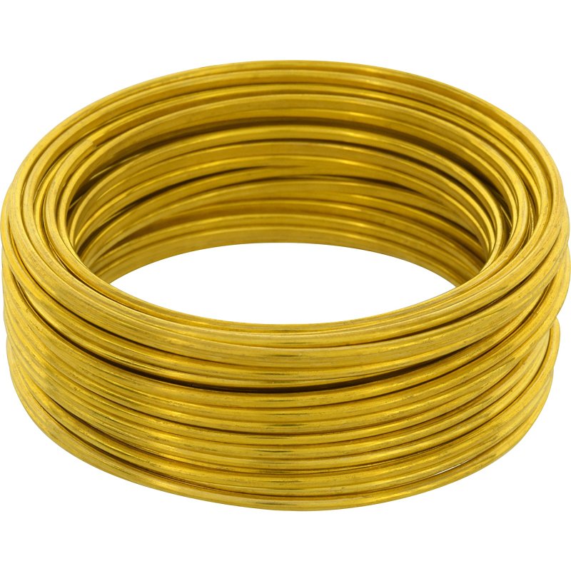 Hillman 50150 Utility Wire, 25 ft L, 16 ga Gauge, Brass