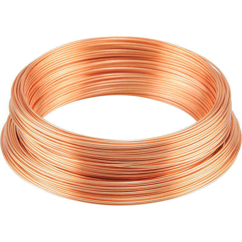 Hillman 50164 Utility Wire, 100 ft L, 24 ga Gauge, 4 lb Working Load, Copper