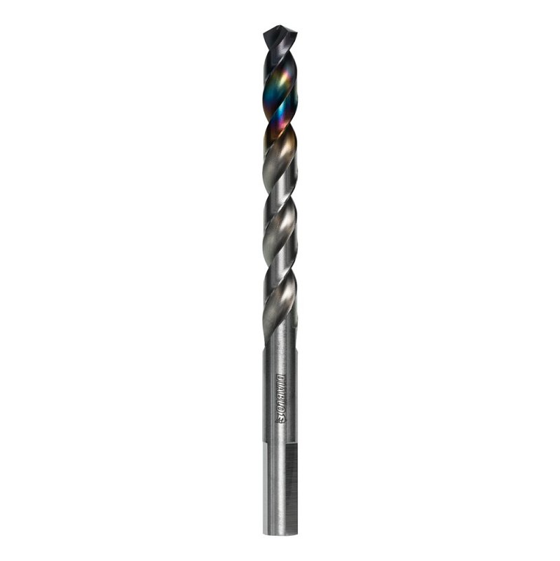 Diablo Metal Demon DMD38JP1 Drill Bit, 3/8 in Dia, 5.2 in OAL, Three-Flat Shank, Pack of 6