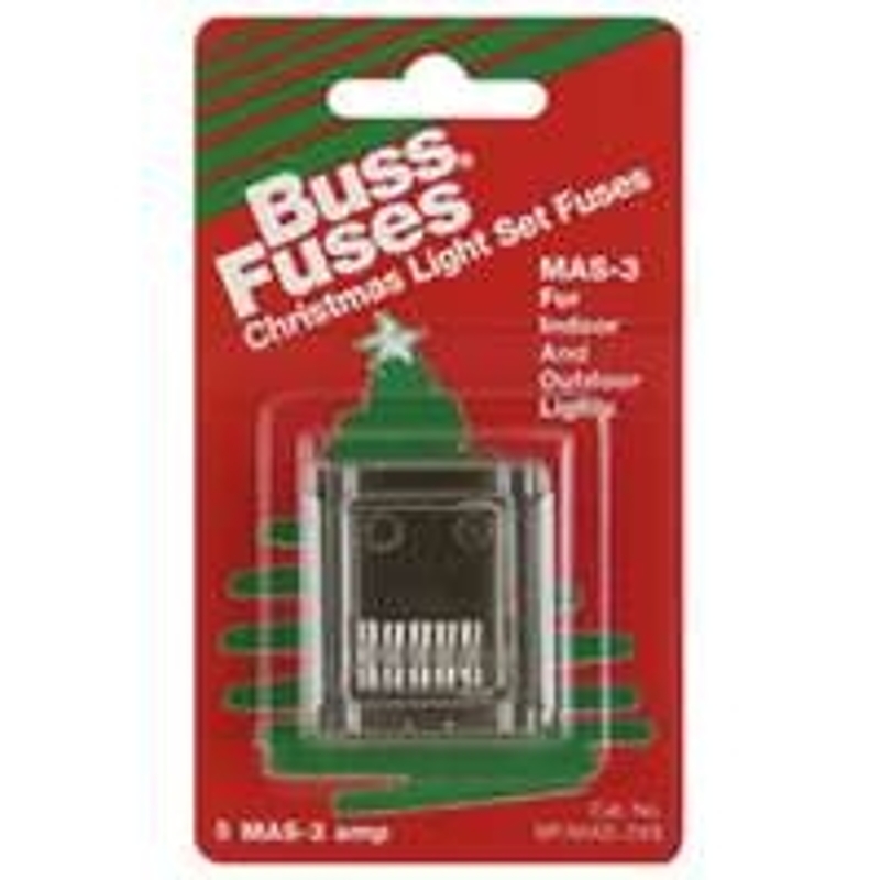 Bussmann BP/MAS-3X5 Fast Acting Fuse, 3 A, Fast-Acting Fuse