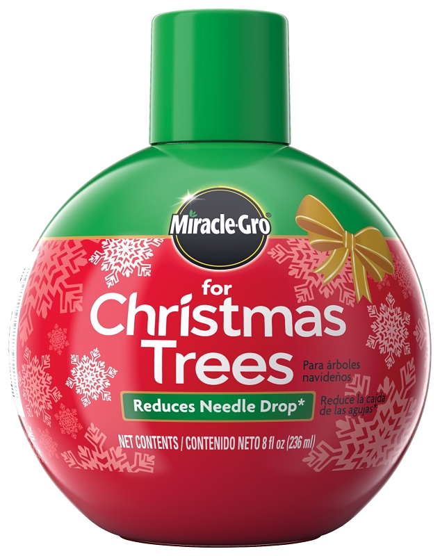 Miracle-Gro 101660 Christmas Tree Food, 8 oz Bottle, Liquid, Pack of 12
