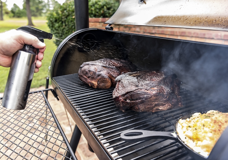 Oklahoma Joe s Highland 15202031 Offset Smoker Charcoal Porcelain Black VORG3662236 24203001