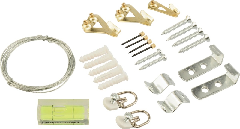 OOK 50973 Mirror Hanging Kit, 30 to 50 lb, Wall Mounting