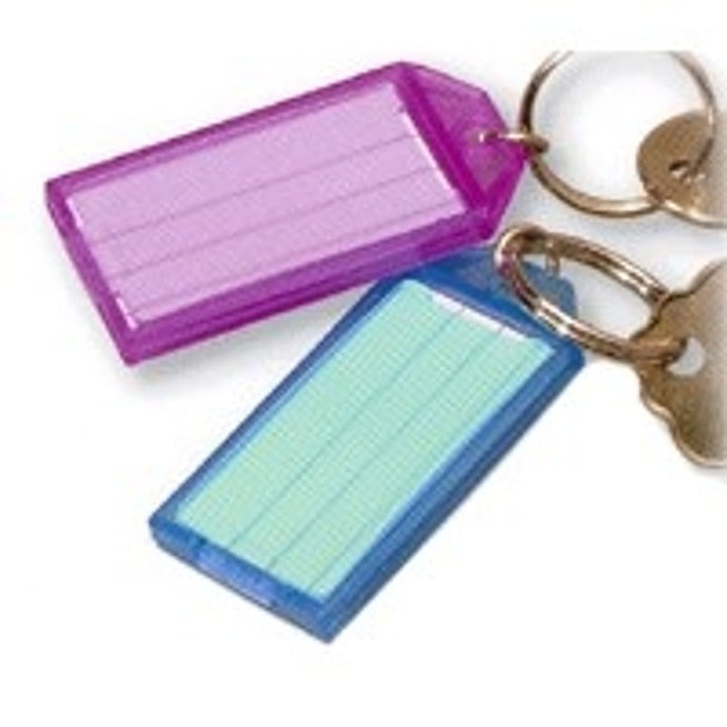 2GO KB142 Key ID Tag, Acrylic, Clear