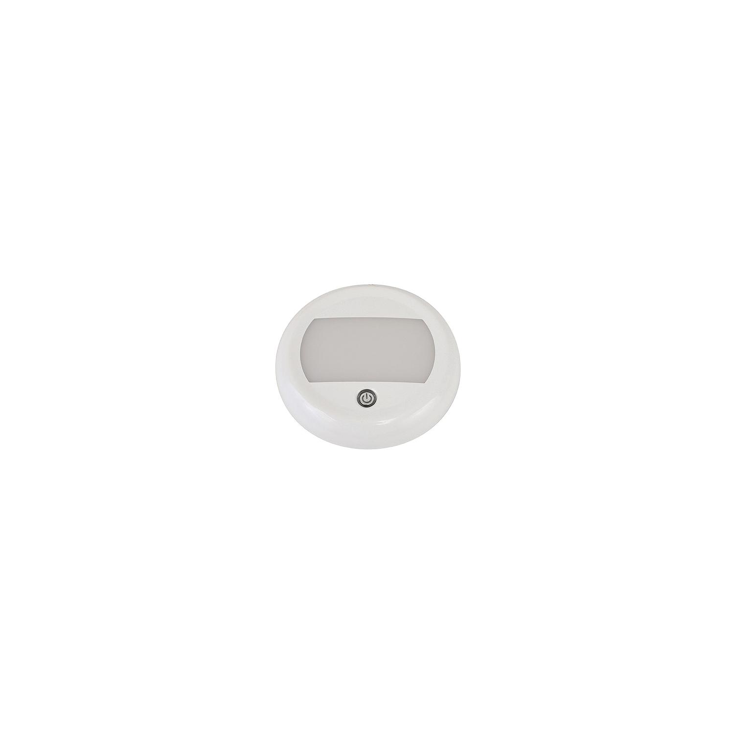Scandvik 41323P LED Dome Light w/Touch Switch, 5-1/8â³