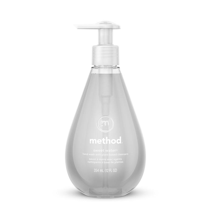 Method Sweet Water Scent Gel Hand Wash 12 oz, Pack of 6