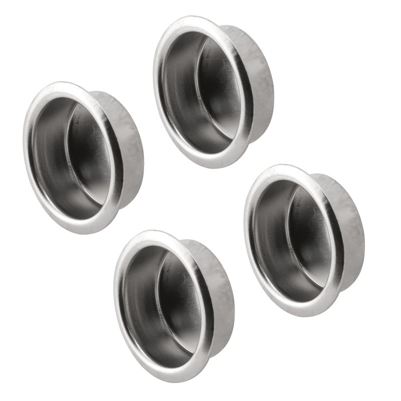 Prime-Line N 6893 Door Pull, 5/16 in D, Steel, Nickel-Plated