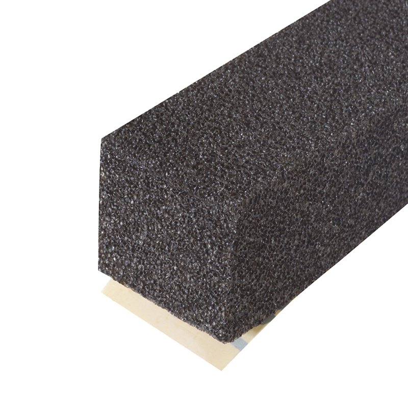M-D 52052 Expandable Weatherseal, 1 in W, 13 ft L, 1 in Thick, Foam, Black