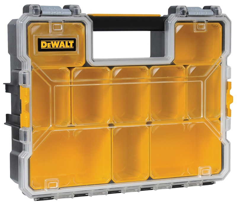 DEWALT DWST14825 Pro Organizer with Metal Latch, 17-1/2 in L, 14 in W, 17-1/2 in H, 1-Compartment, 10-Drawer