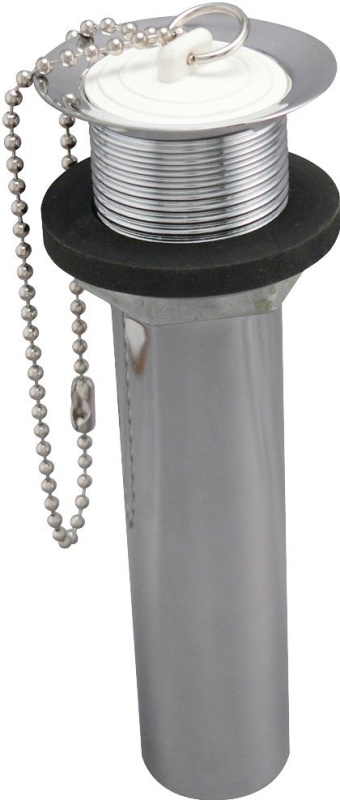 Plumb Pak PP820-75 Lavatory Plug, Brass/Rubber, Chrome-Plated