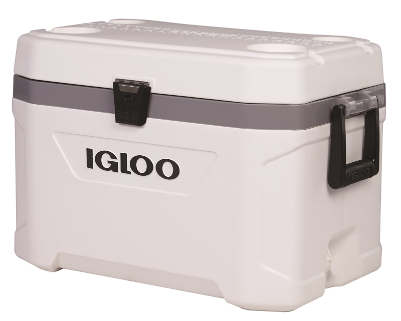 Igloo Marine Ultra Series 0050541 Cooler, 76 Cans, 54 qt Cooler, Polyurethane, White, 5 days Ice Retention