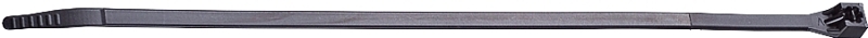 Gardner Bender 47-115UVB Cable Tie, 4 in Max Bundle Dia, Latch Locking, Nylon, Black