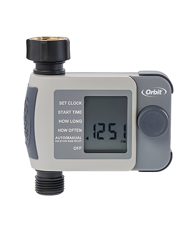 Orbit 58952 Programmable Sprinkler Timer, 1-Zone, 1-Program, 1 to 360 min Time Setting, Digital Display, Green