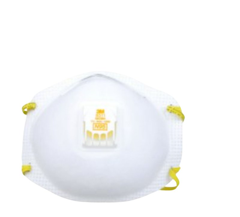 3M 8511PA1-2A/R8511- Disposable Valve Respirator, N95 Filter Class, 95 % Filter Efficiency, White