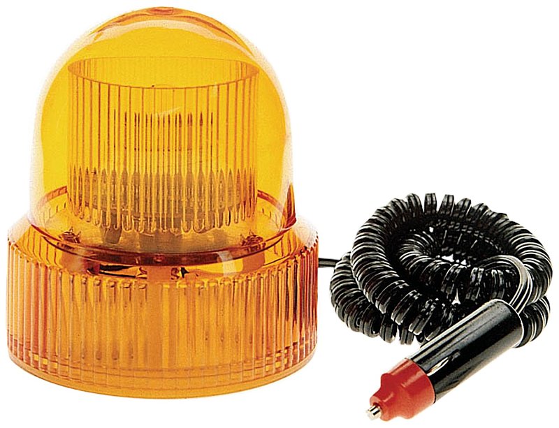 PM 772 Series V772A Flashing Beacon Light, 9 to 16 V, LED Lamp, Amber Lens, 90 fpm Flash Rate
